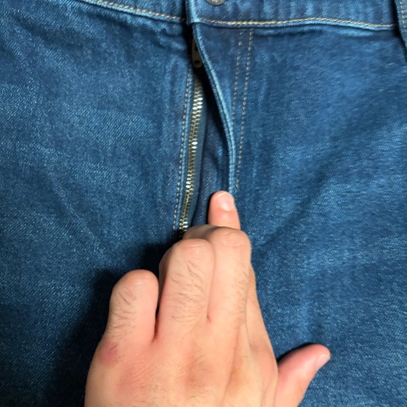 Lane Bryant Classic denim Blue boyfriend capri cropped Jeans shorts size 22 NWT - Picture 6 of 14